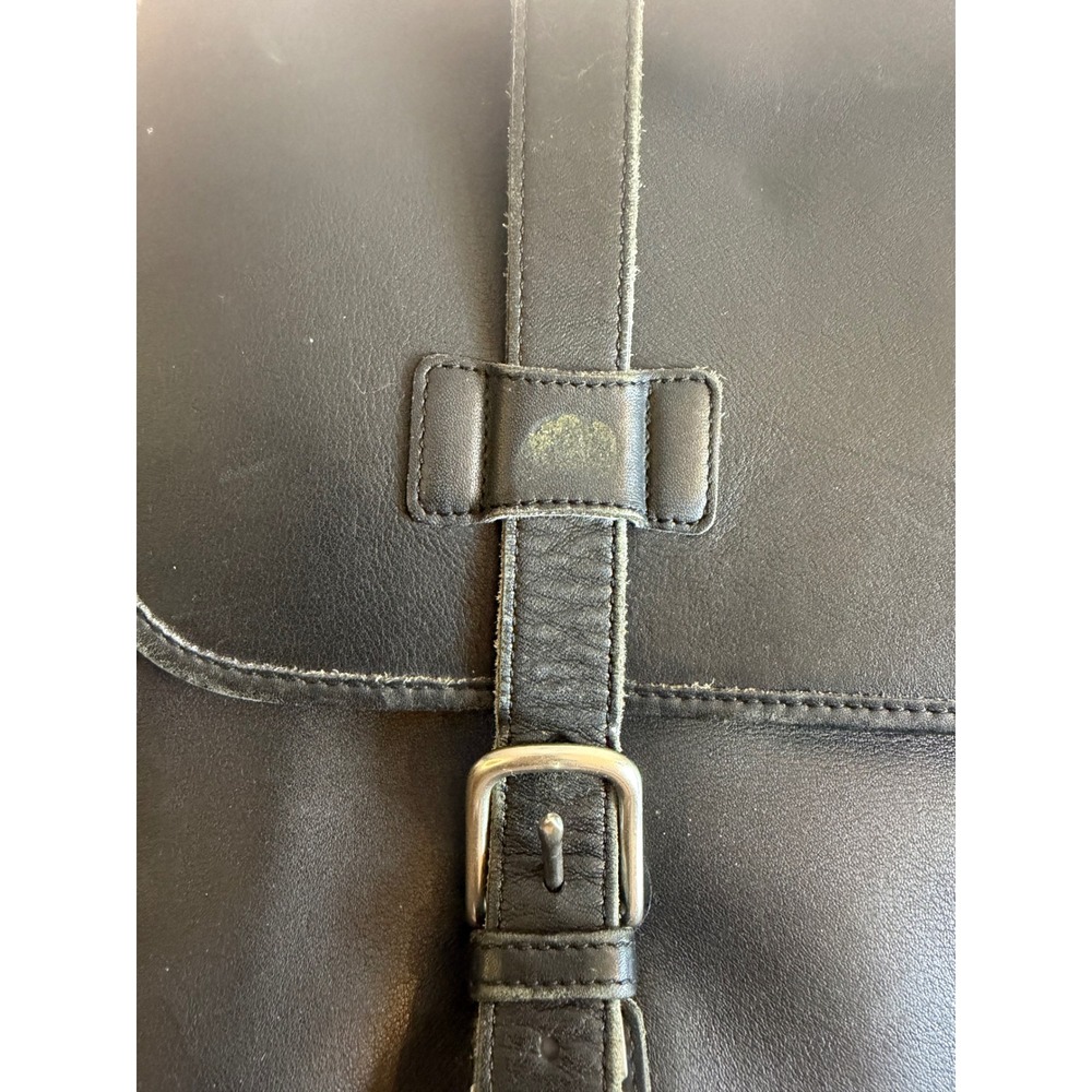 Flawed Gem! Coach Lexington Briefcase Blk Leather Messenger Bag A2S5325 Academia - Picture 15 of 15